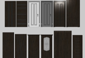 3D门模型效果图设计